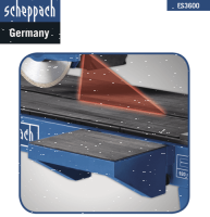 Scheppach FS3600 Fliesenschneider Nassschneider Steinschneider 230 V 50Hz 900W