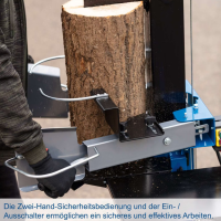 Scheppach HL810 Holzspalter Brennholzspalter Stehend 8t 230 V 3000W 50Hz