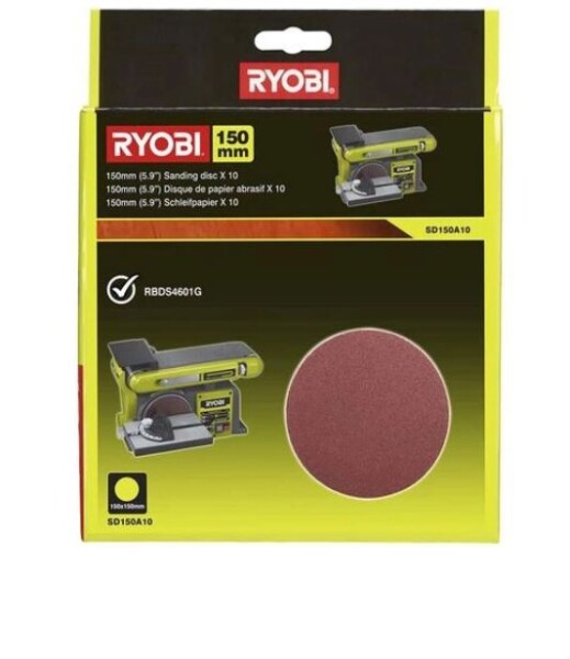 Ryobi SD150A10 Diamantscheiben selbstkratzend 150mm K80 10 St&uuml;ck