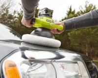2x Ryobi RAK2BB Wachs- und Polierhauben Set Polierpad f&uuml;r Akku-Polierer R18B-0