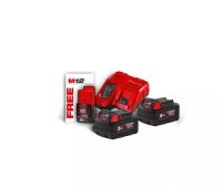 Milwaukee M18NRG-502 Akku-Ladegerät-Set Starterkit...