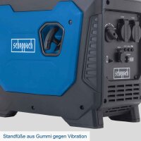 Scheppach SG2500i Stromerzeuger Inverter leise 71,4dB 3PS 2000W 4-Takt Benzin