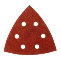Milwaukee 5 Stück Schleifblätter K80 für Deltaschleifer 105x105 mm 4932358493