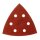Milwaukee 5 Stück Schleifblätter K80 für Deltaschleifer 105x105 mm 4932358493