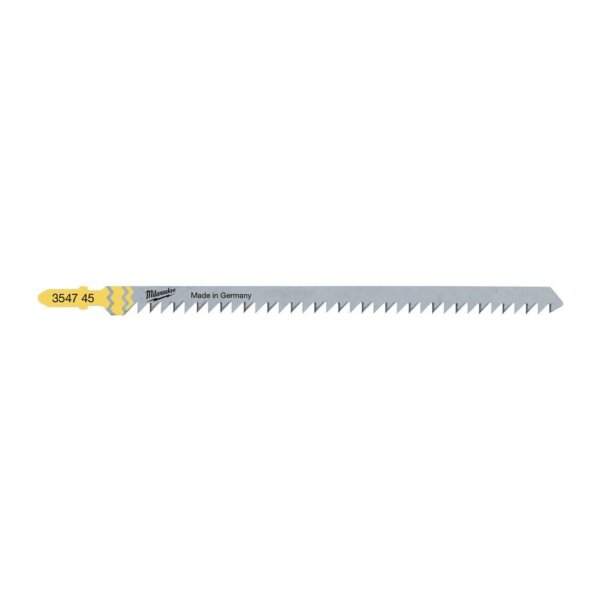 Milwaukee Stichs&auml;geblatt Holz 5 St&uuml;ck Schnitte 155 mm x 4 mm T744D 4932354745