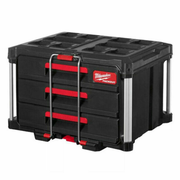 Milwaukee Packout Werkzeugkoffer mit 3 Schubladen 4058546325268