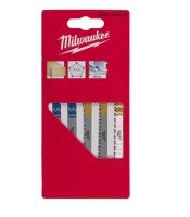 Milwaukee Stichsägeblatt Sägeblatt SET Holz +...