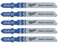 Milwaukee Stichsägeblatt Sägeblatt T118A 55x1.2mm Metall 5 Stück
