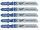Milwaukee Stichsägeblatt Sägeblatt T118A 55x1.2mm Metall 5 Stück