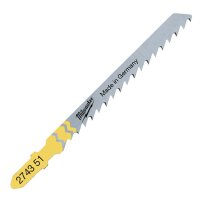 Milwaukee Stichsägeblatt Sägeblatt 75/4mm T101D Holz 5 Stück