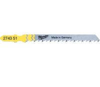 Milwaukee Stichsägeblatt Sägeblatt 75/4mm T101D Holz 5 Stück