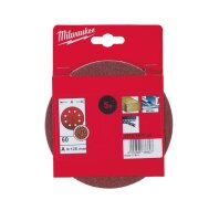 Milwaukee Schleifpapier Kletthaftung O125mm Korn 60...