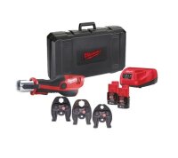 Milwaukee M12HPT-202C V-Set Akku-Presswerkzeug IN2 inkl....