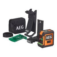 AEG CLG220-K Kreuzlinienlaser 20 m inkl. Tasche gr&uuml;n...
