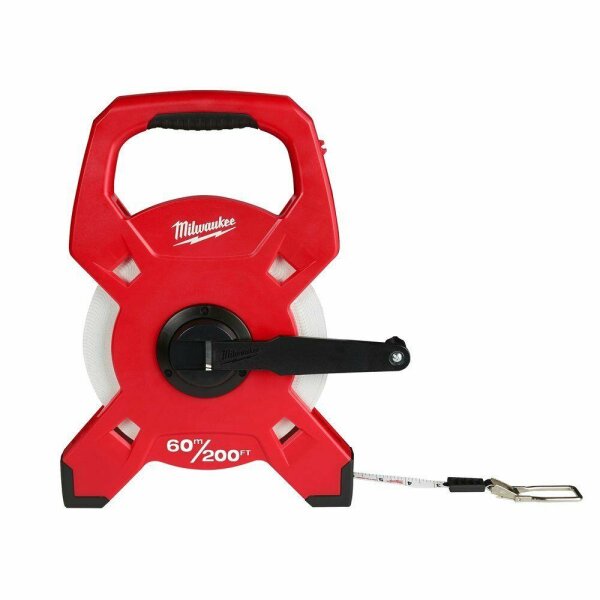 Milwaukee 48225360 Bandmass Rahmenbandmaß 60m x 200FT Fiberglas Massband