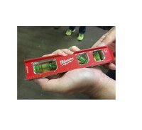 Milwaukee 4932459097 Kompakt Wasserwaage Torpedo 45° & 90° magnetisch Messlänge