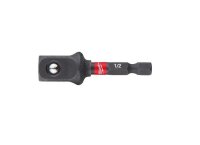 Milwaukee Schlagschrauber Adapter 1/4` Sechskant auf 1/2` Vierkant Einsatz 50mm