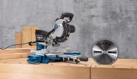 Scheppach Kappzugsäge HM216 Kappsäge Laser Gehrungssäge Holzsäge & 2 Sägeblatt