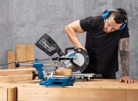 Scheppach Kappzugsäge HM216 Kappsäge Laser Gehrungssäge Holzsäge & 2 Sägeblatt