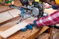 Scheppach Kappzugsäge HM216 Kappsäge Laser Gehrungssäge Holzsäge & 2 Sägeblatt