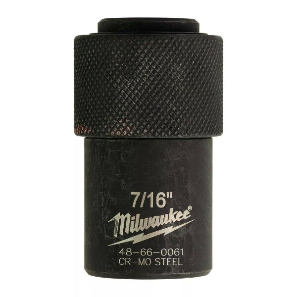 Milwaukee 48660061 Adapter Schnellwechsel  1/2 ` Vierkant 13mm auf 7/16` Hex