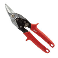 Milwaukee Blechscheren 3-teilig verchromt links-/rechtsgebogen gerade Softgrip