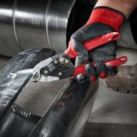 Milwaukee Blechscheren 3-teilig verchromt links-/rechtsgebogen gerade Softgrip