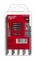 Milwaukee Stichsägeblätter Set in Box 35-teilig für Schneiden in Holz & Metall