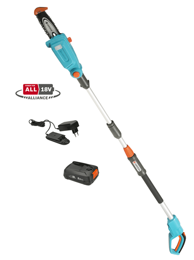 Gardena TCS 20/18V Akku-Teleskop-Hochentaster Ready-To-Use Set inkl. Akku 18 V