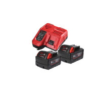 Milwaukee M18NRGCR-502 Akku-Ladegerät-Starterset 18V