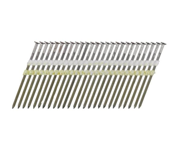 Milwaukee Rundkopf-N&auml;gel 80mmx3,1mm Stahl-N&auml;gel 20&deg; Winkel Ringschaft 2000 St&uuml;ck