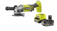 Ryobi RAG18125-1C40S Akku-Winkelschleifer 125mm inkl....