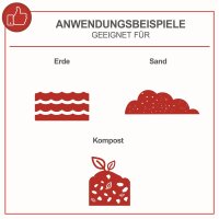 Scheppach RS350 Gartenrollsieb Rollsieb Sieb Trommelsieb L&auml;nge 800mm 250W 230V