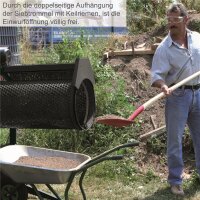 Scheppach RS350 Gartenrollsieb Rollsieb Sieb Trommelsieb L&auml;nge 800mm 250W 230V