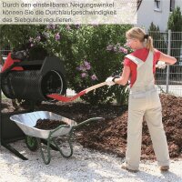Scheppach RS350 Gartenrollsieb Rollsieb Sieb Trommelsieb L&auml;nge 800mm 250W 230V