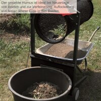 Scheppach RS350 Gartenrollsieb Rollsieb Sieb Trommelsieb L&auml;nge 800mm 250W 230V