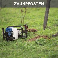 Scheppach EB2000 Benzin-Erdbohrer 2-Takt 1450W inkl. 100, 150, 200 mm Bohrer