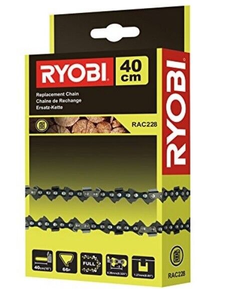 Ryobi RAC228 Kettens&auml;gekette S&auml;gekette Kette 40cm 16` f&uuml;r RCS4640C Kettens&auml;ge