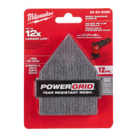 Milwaukee Schleifpapier Netz 67x92mm K120 12 Stück
