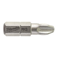 Milwaukee Schrauberbit PH3 25mm 25 Stück