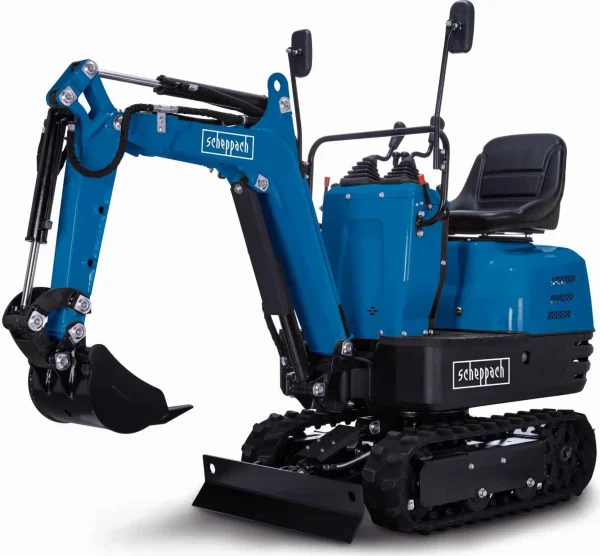 Scheppach EXC815 Mini-Bagger Benzin 2330mm Grabweite 8,5PS Kettenantrieb
