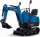 Scheppach EXC815 Mini-Bagger Benzin 2330mm Grabweite 8,5PS Kettenantrieb
