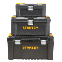 Stenley STST1-775515 Kunststoffbox mit Metallschliessen Werkzeugbox Werkzeug