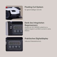 Gomag GO-MR300 Rasenmähroboter Mähroboter Mäher Regensensor bis 300m2 20V