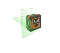 AEG CLG220-B Kreuzlinienlaser Gr&uuml;n, 20m Bereich,...