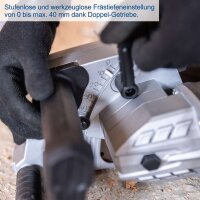 Scheppach Mauernutfr&auml;se MNF2250 2250W, 125mm Diamanttrennscheibe, 8-40mm Nuten
