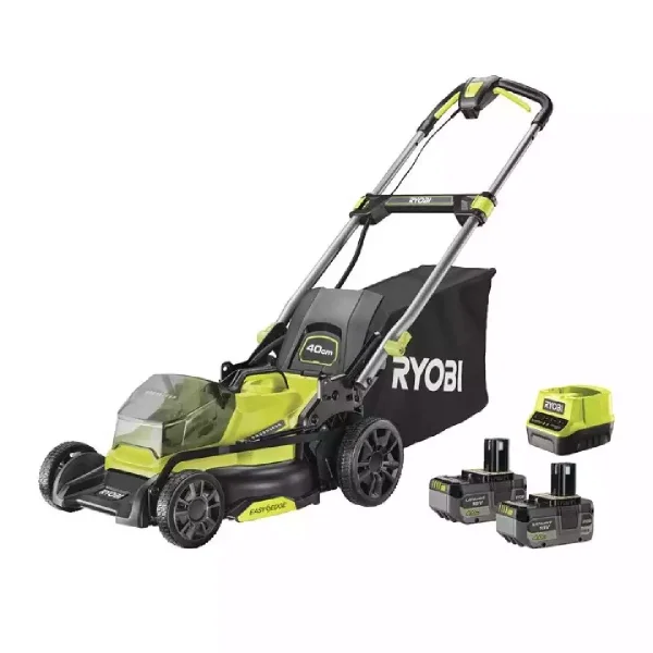 Ryobi RY18LMX40C-240 Akku-Rasenm&auml;her Brushless 40cm 18V inkl Akku und Ladeger&auml;t