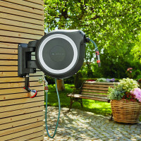 Gardena Wand-Schlauchbox Schlauchtrommel Gartenschlauch RollUp XL 35m 18632-20