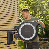 Gardena Wand-Schlauchbox Schlauchtrommel Gartenschlauch RollUp XL 35m 18632-20