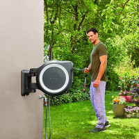 Gardena Wand-Schlauchbox Schlauchtrommel Gartenschlauch RollUp XL 35m 18632-20